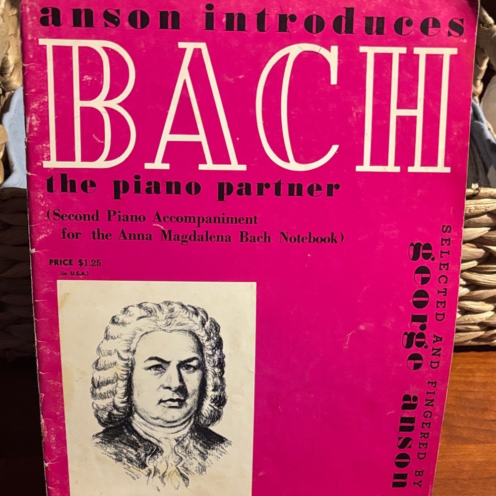 Bach Piano Partner Book sheet music 🎼 piano 🎹